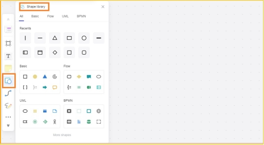 Boardmix shape library