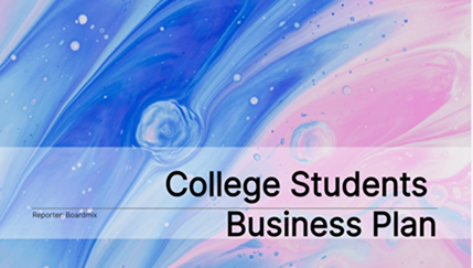 College Student Business Plan Template – Free Access