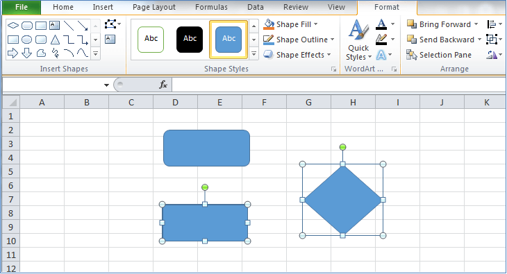 Microsoft Excelでフローチャートを作成する手順2