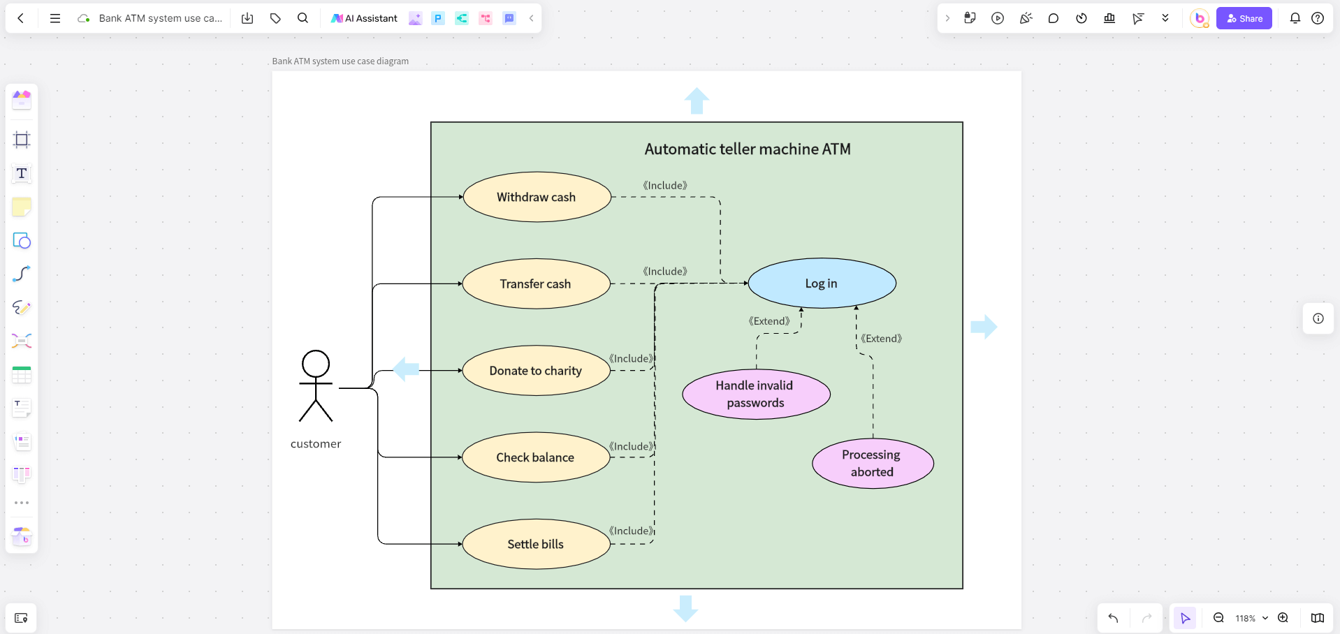 Bank-ATM-system-use-case-diagram