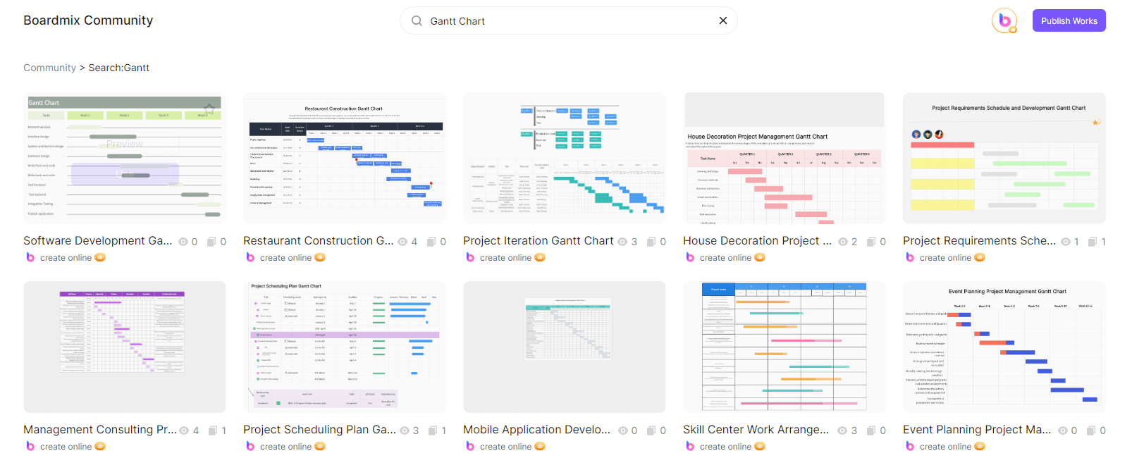 Gantt-chart-templates