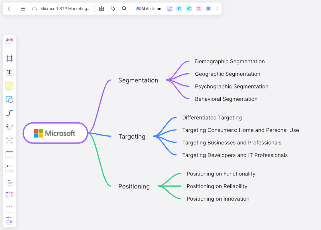Microsoft Segmentation, Targeting, and Positioning