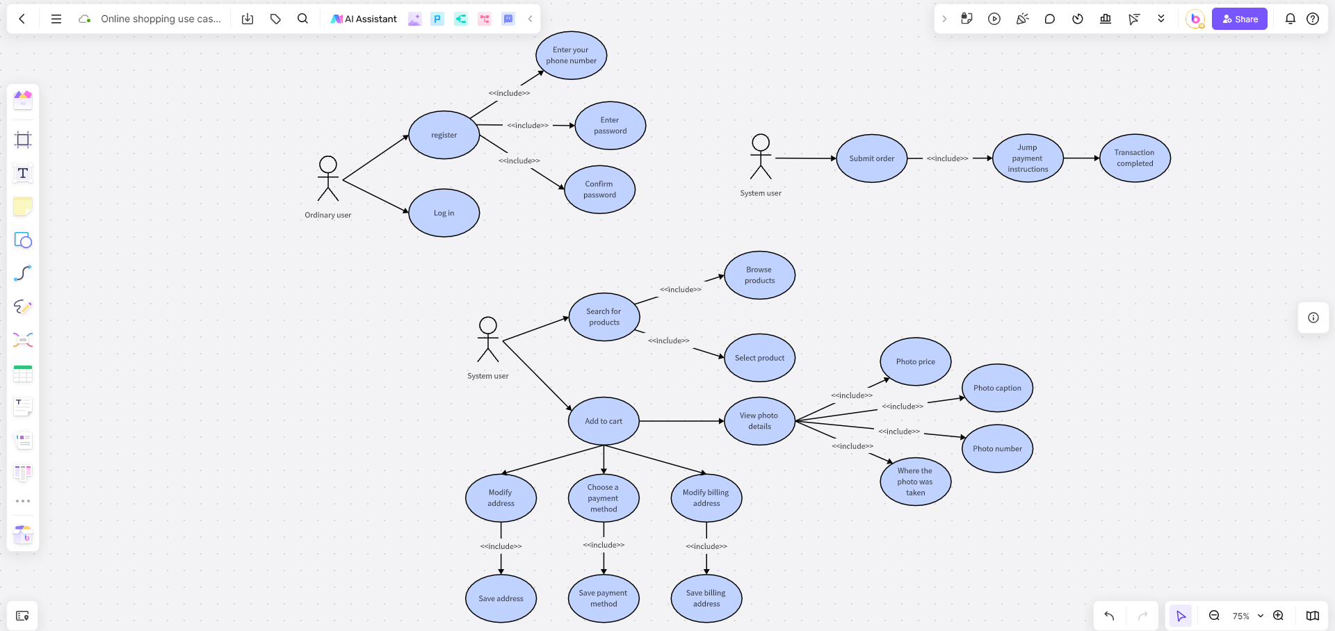 Online-shopping-use-case-diagram