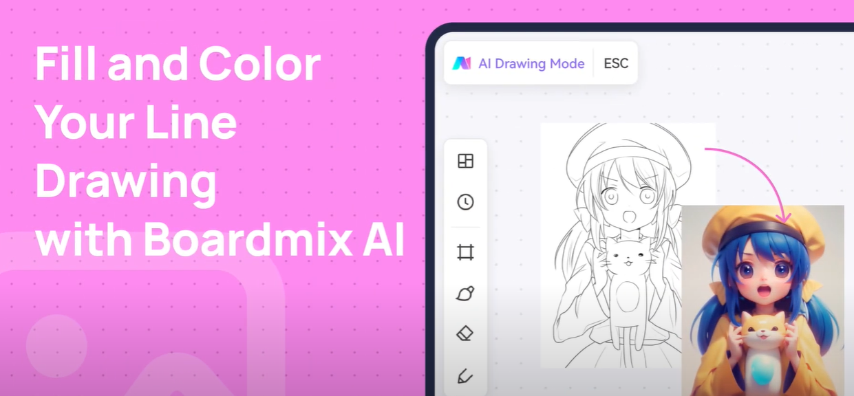 Revolutionize Your Art: Fill and Color Your Drawings with Boardmix AI