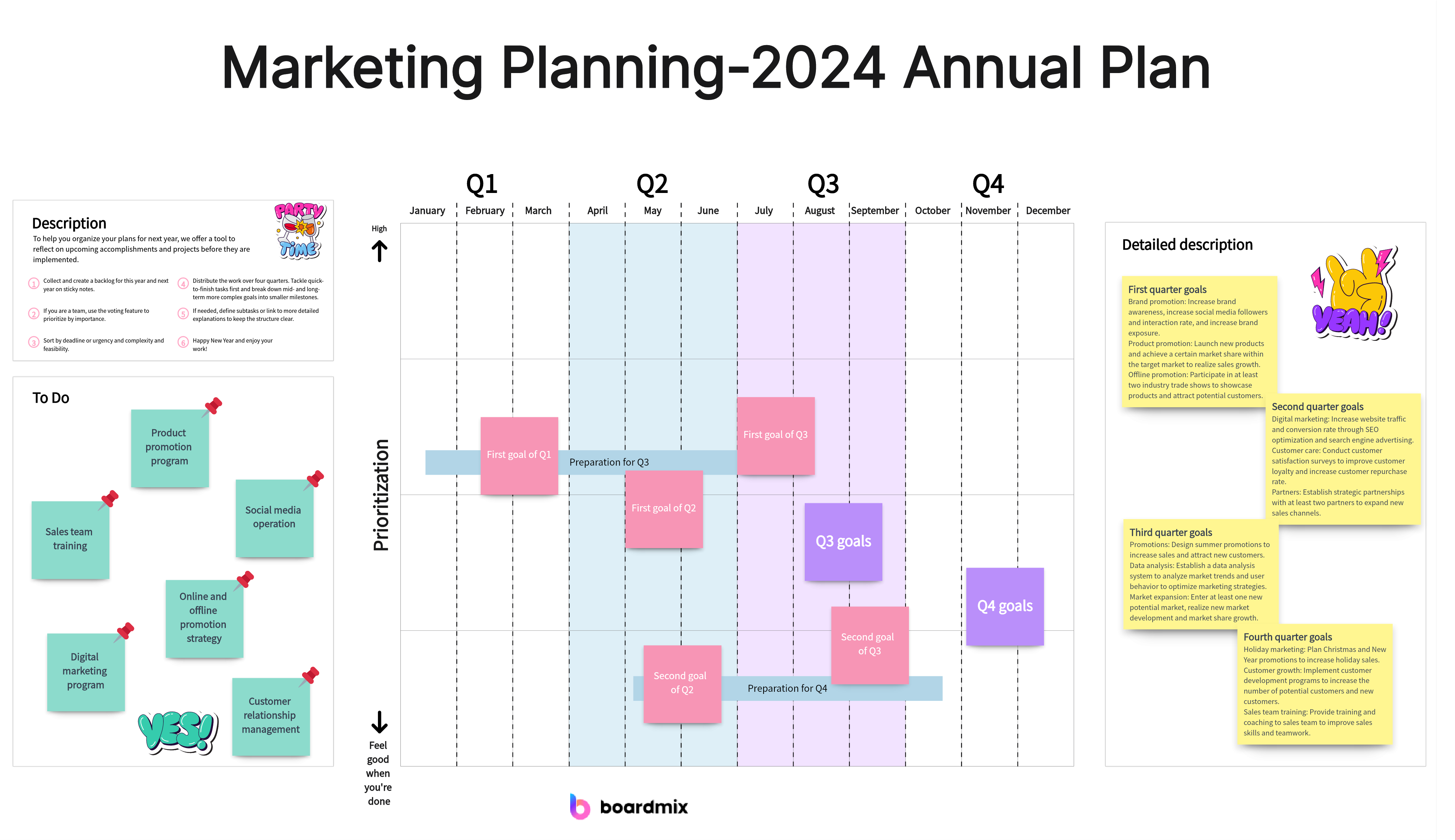 Annual Planner 2024: Free Customizable Calendar Online