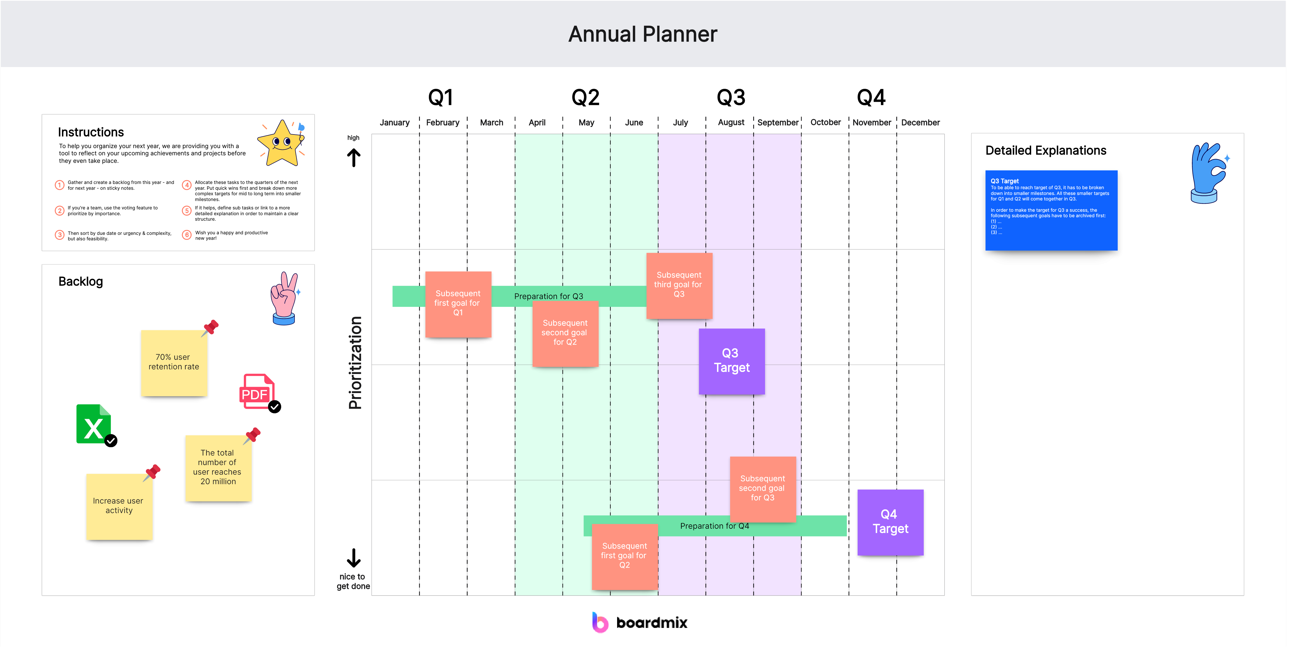 Annual Planner: Plan Your Year with Templates Online