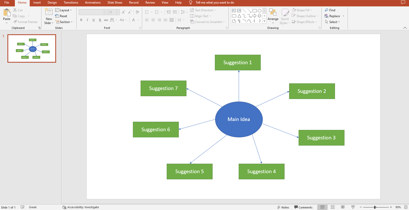 fill in each shape ppt