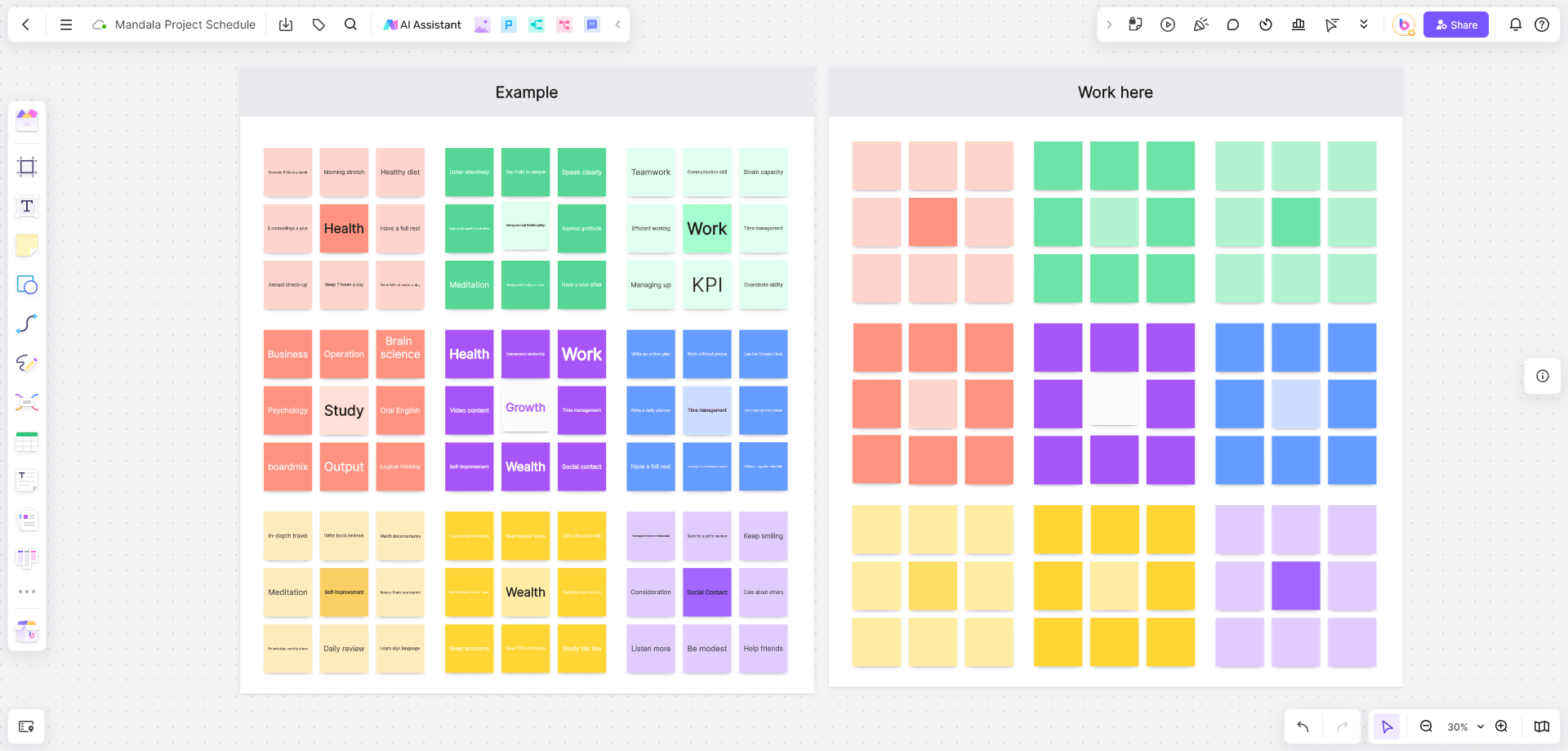 mandala-project-schedule