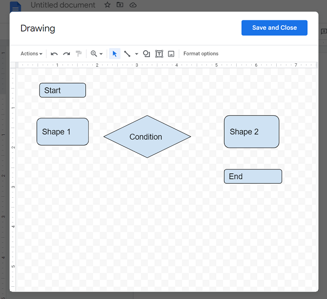 name shapes on google docs