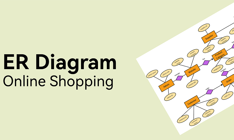 How to Create Free ER Diagram for Online Shopping-Step Guide with Example