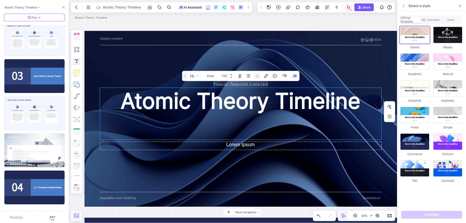 ppt-Atomic-Theory-Timeline