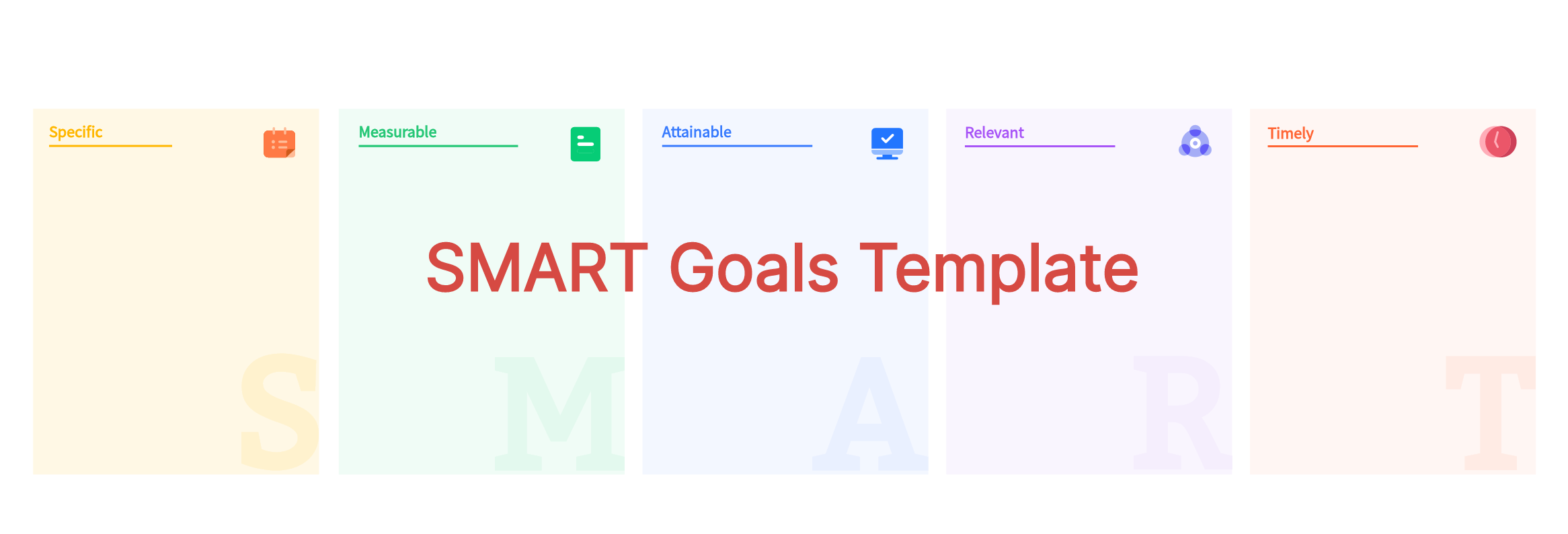 Smart Goals Templates and Examples