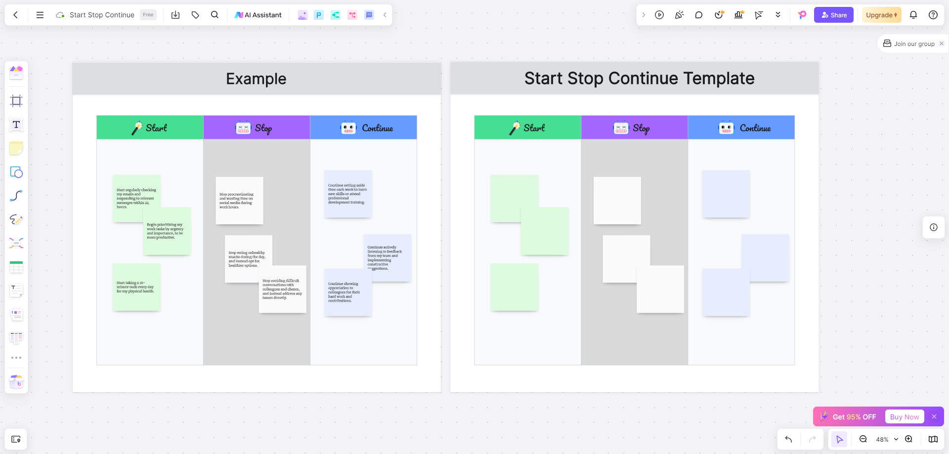 Start Stop Continue Templates: Provide and Review Feedback as a Manager