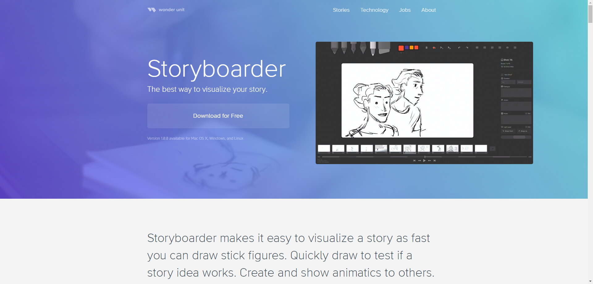 storyboarder storyboard creator tools