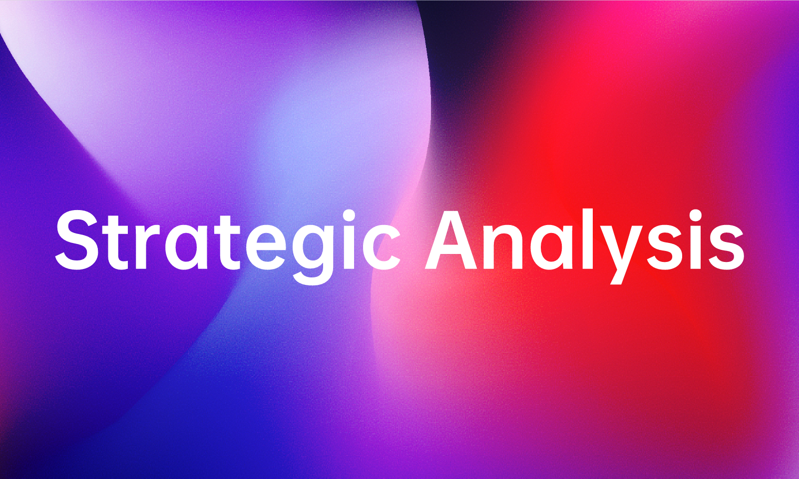 strategic analysis