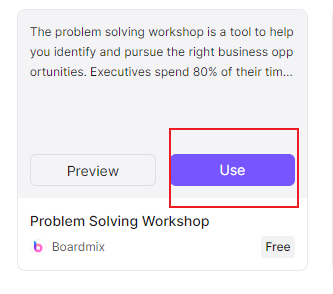 use problem solving workshop template
