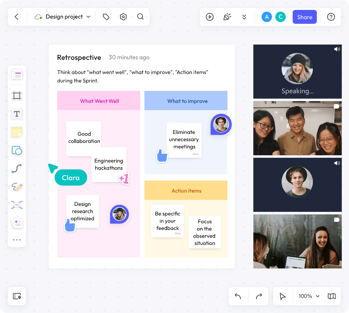 Meeting collaboration could be better with Miro and Figma's new whiteboard  features. - Protocol