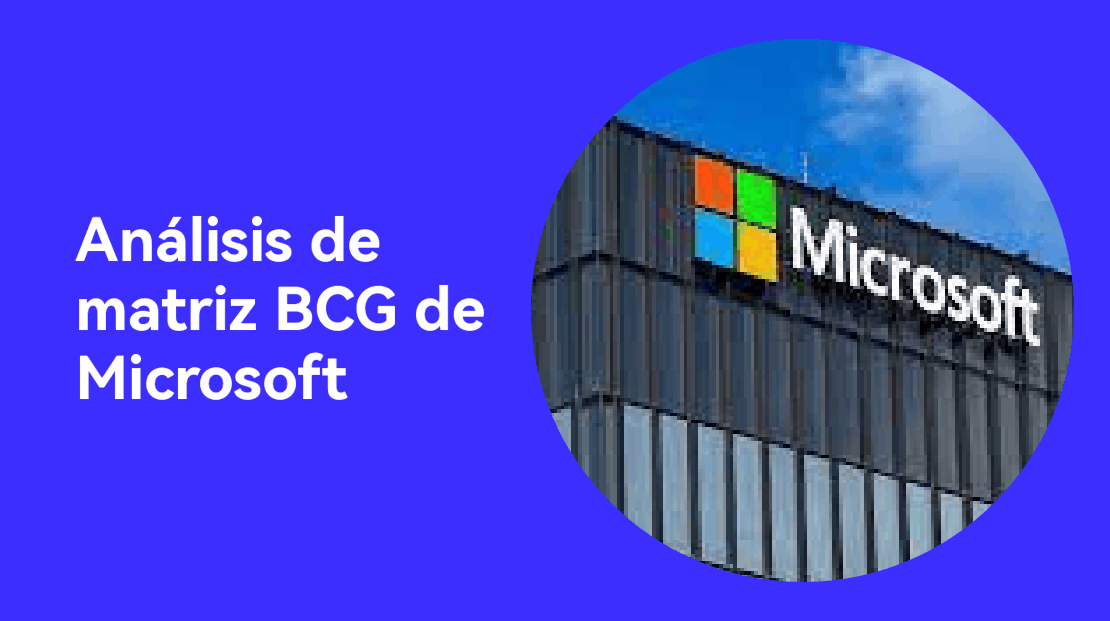 Análisis de matriz BCG de Microsoft