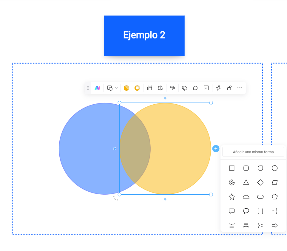 Paso 3: Agregue círculos a su diagrama