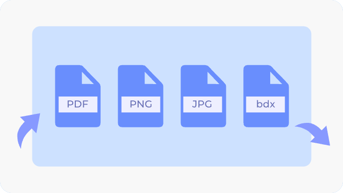 export/import in different formats