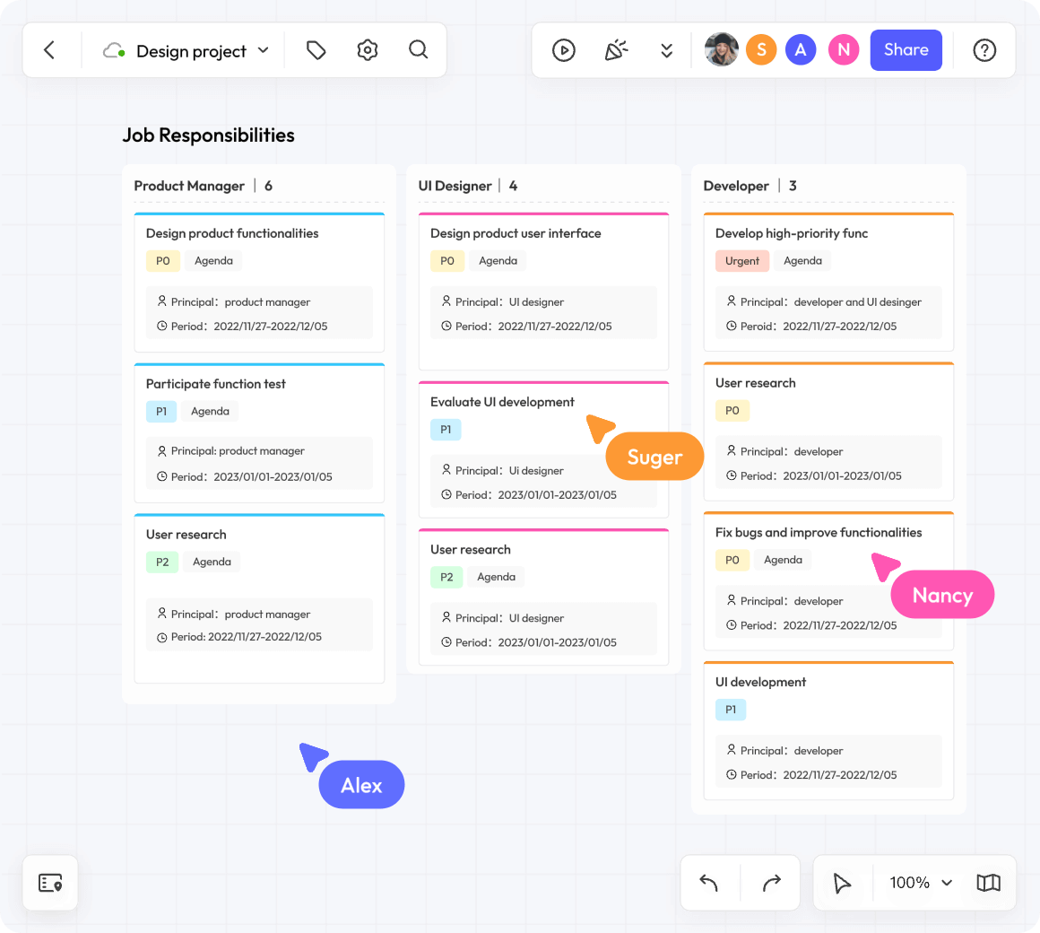 online hybrid work whiteboard