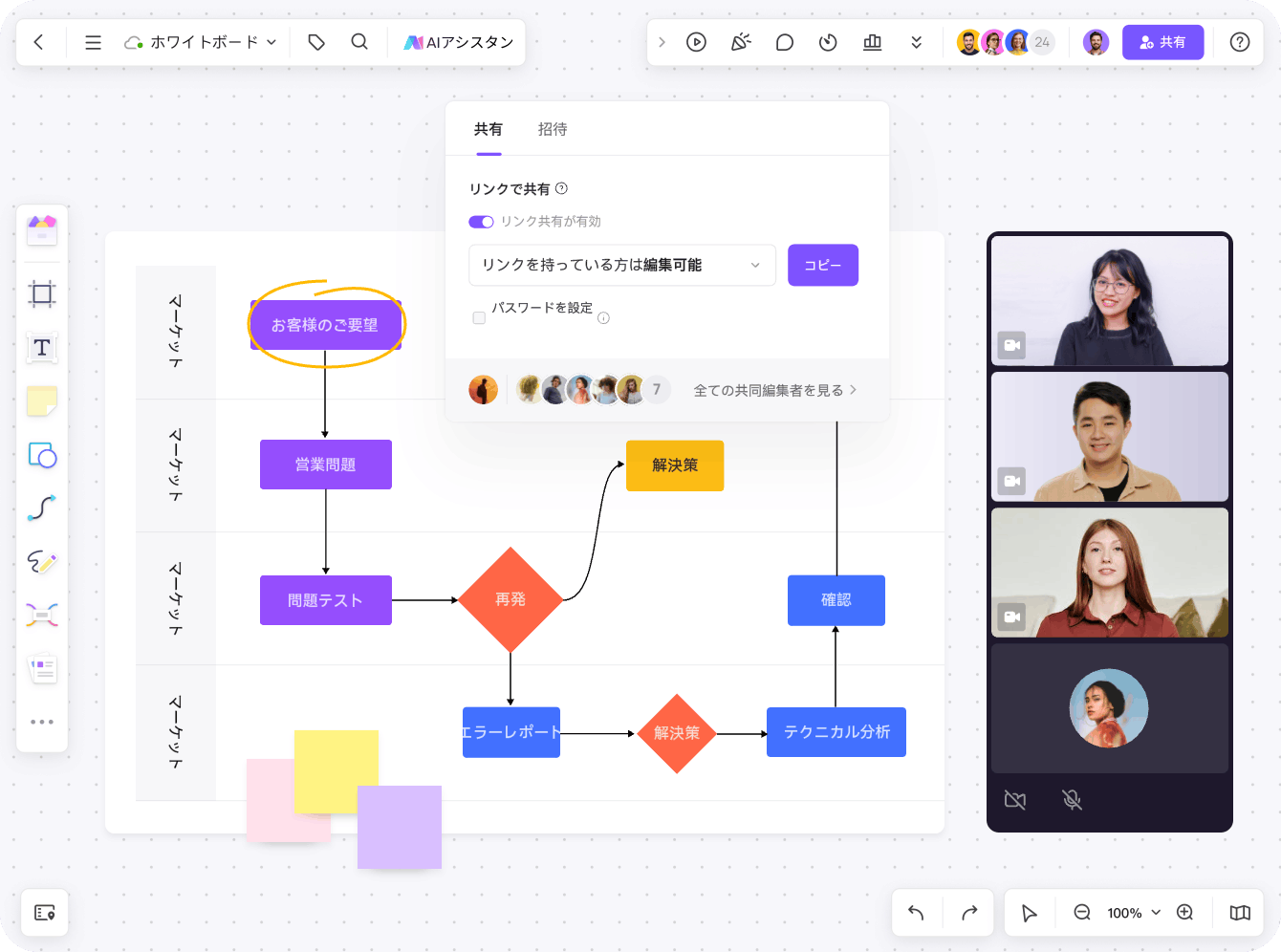 a sharable flowchart maker