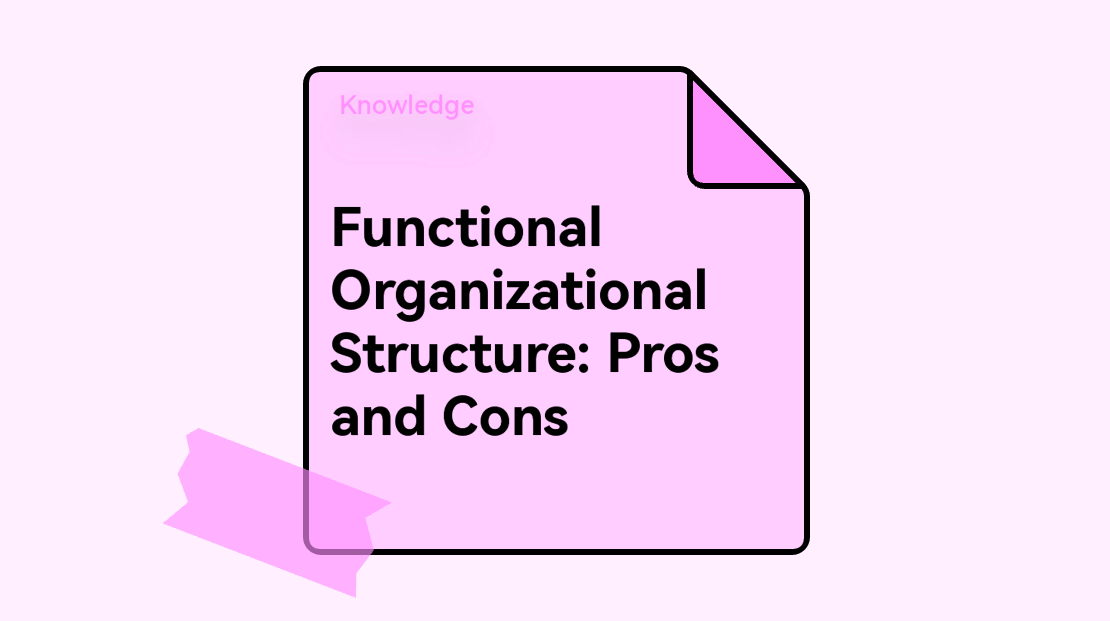 Functional Organizational Structure: Pros and Cons