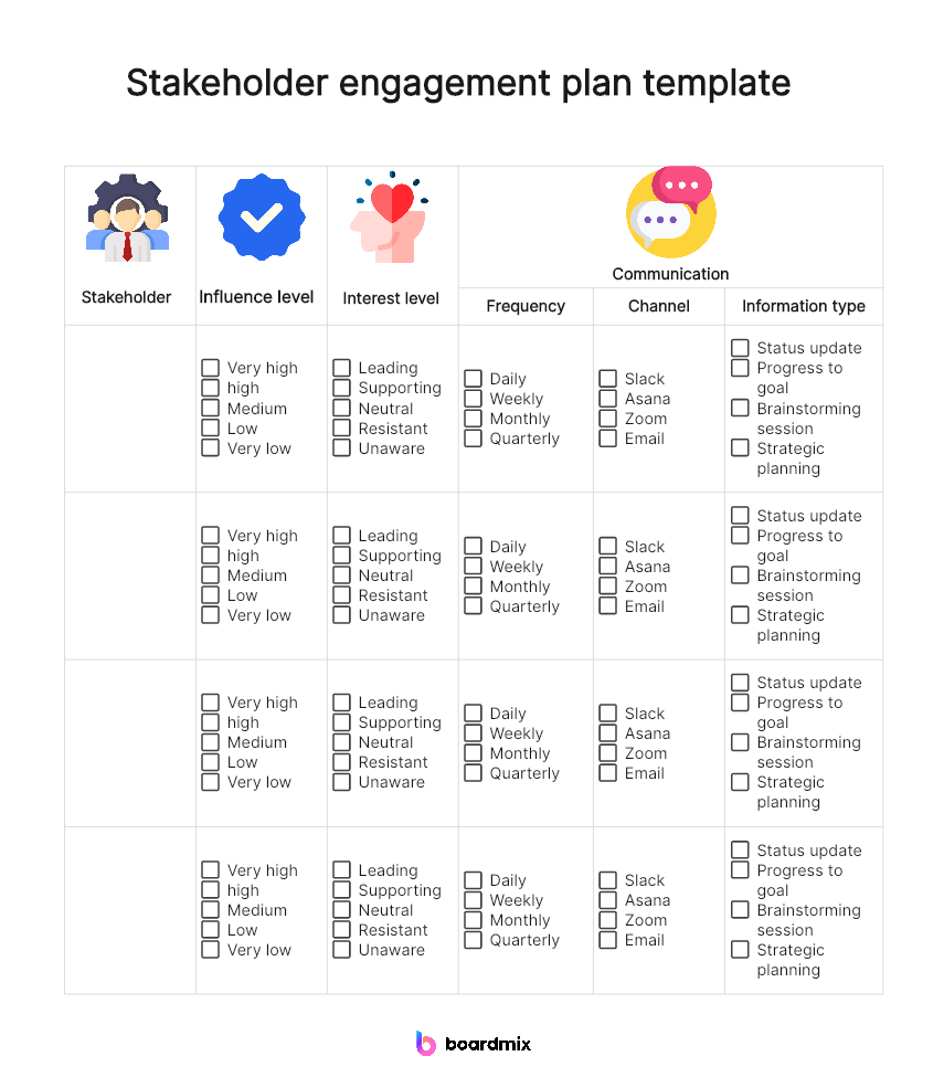 Stakeholder Engagement Plan Template