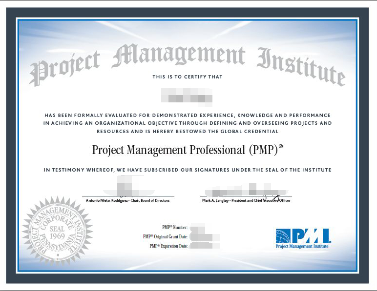 프로젝트 매니저 PMP