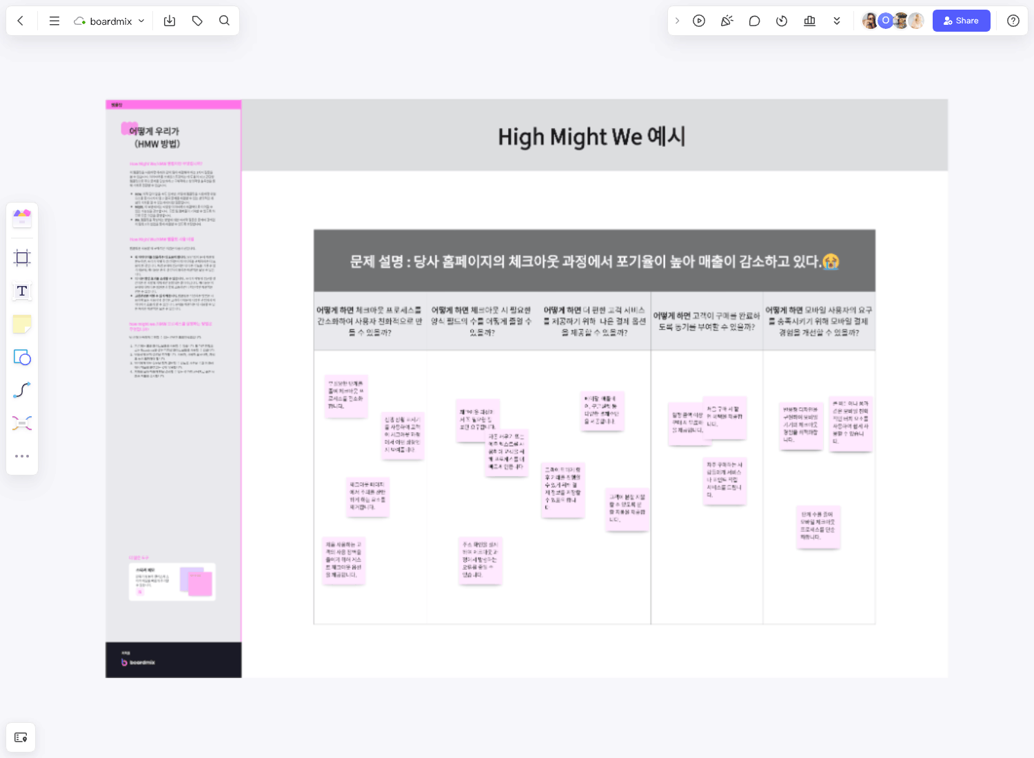 어떻게 우리가(HMW) 템플릿