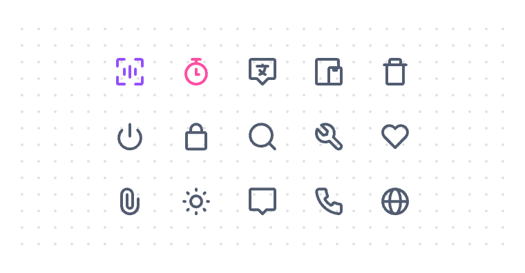 Diverse Icon Libraries