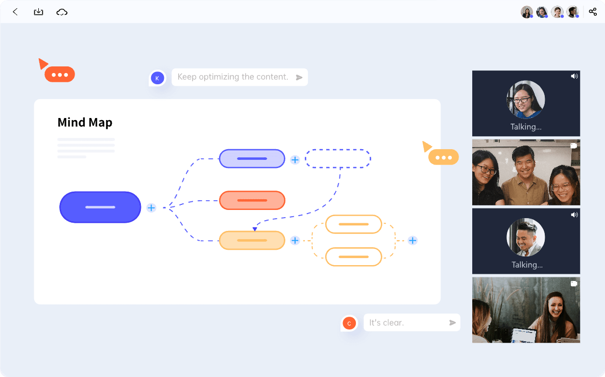 창의력을 모으는 협업 마인드 맵핑 도구
