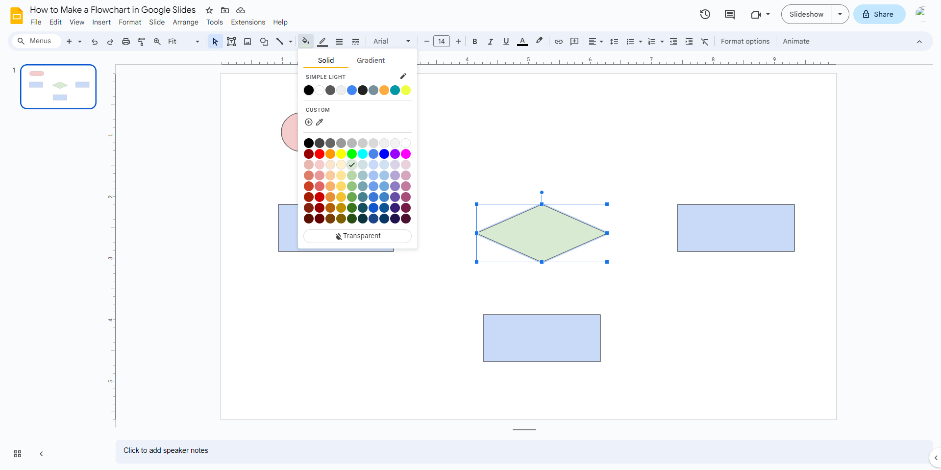 Step 5: Connecting Shapes with Lines