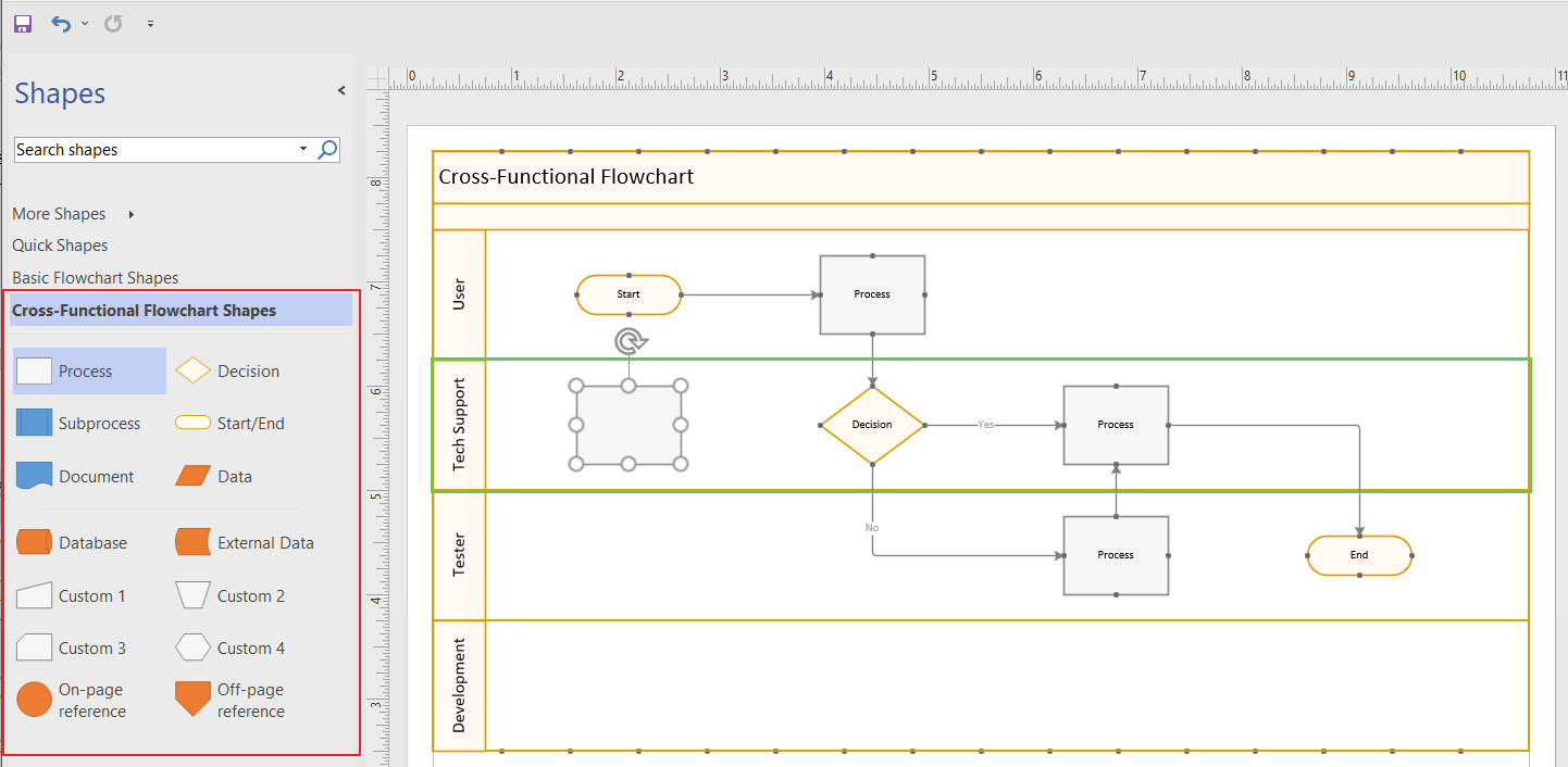 Add Shapes to Your Diagram