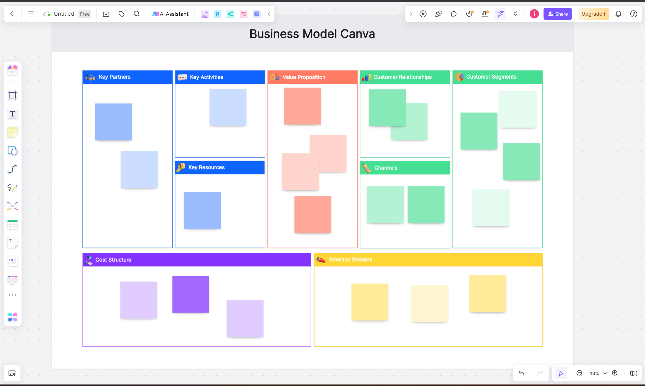 business model whiteboard